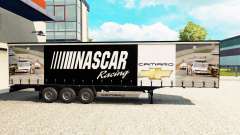 A pele da NASCAR em uma cortina semi-reboque para Euro Truck Simulator 2