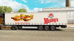 Wendys pele no trailer cortina para Euro Truck Simulator 2