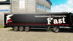A pele Rápido Internationale de Transporte no semi-reboque para Euro Truck Simulator 2