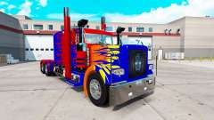 Optimas Prime skin para o caminhão Peterbilt 389 para American Truck Simulator