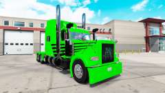 Pele Verde de Inveja Express para o caminhão Peterbilt 389 para American Truck Simulator
