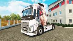 Pele Artística Menina da Volvo caminhões para Euro Truck Simulator 2