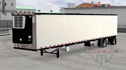 Cromado reefer trailer v1.4 para American Truck Simulator