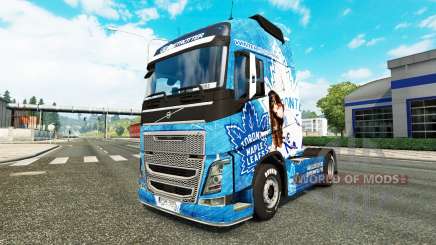 O Toronto Maple Leafs pele para a Volvo caminhões para Euro Truck Simulator 2