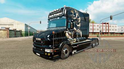 Escuro Reaper pele para caminhão Scania T para Euro Truck Simulator 2