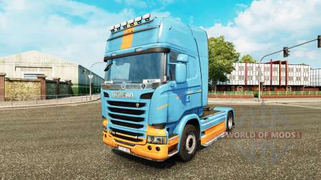 Pele DS3 no tractor Scania para Euro Truck Simulator 2