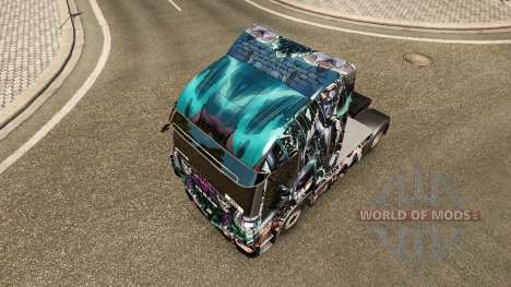 Pele DC Vilões no caminhão Iveco para Euro Truck Simulator 2