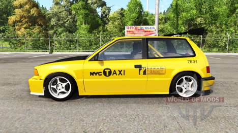 Ibishu Covet New York Taxi v0.8.0.1 para BeamNG Drive