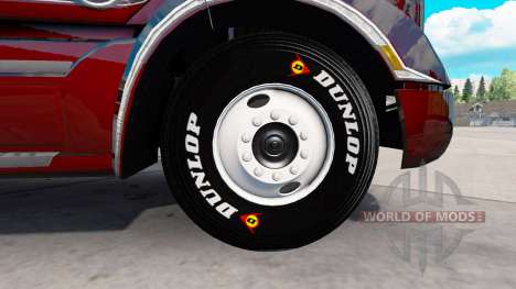 Real pneus para American Truck Simulator