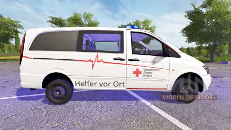 Mercedes-Benz Viano First Responder para Farming Simulator 2017