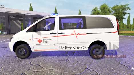 Mercedes-Benz Viano First Responder para Farming Simulator 2017