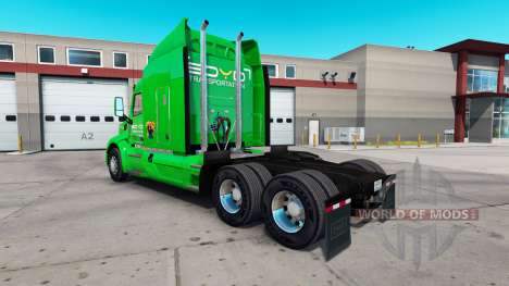 Boyd Transporte de pele para o caminhão Peterbil para American Truck Simulator