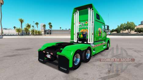 Boyd Transporte de pele para a Volvo caminhões V para American Truck Simulator