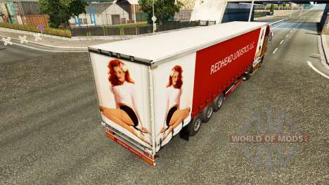 Peles Ruiva Logística no trailer para Euro Truck Simulator 2