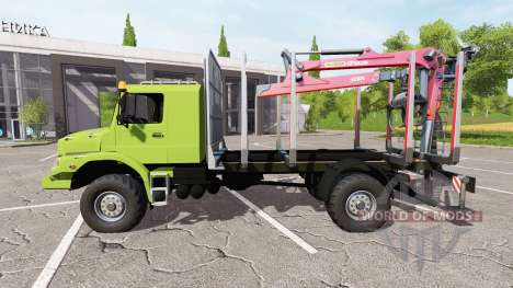 Mercedes-Benz Zetros timber para Farming Simulator 2017