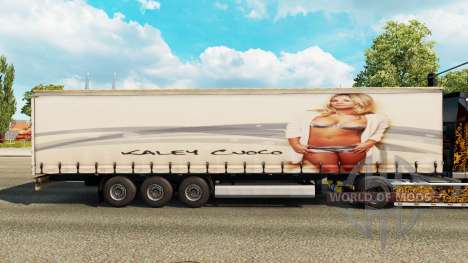 Pele Kaley Cuaco Trinute no trailer para Euro Truck Simulator 2