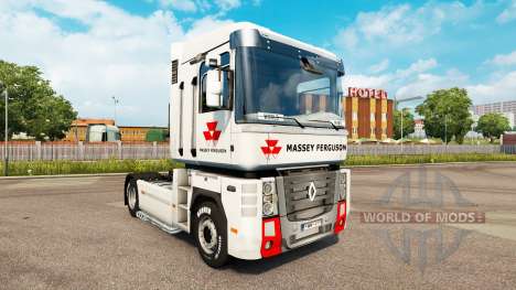 Massey Ferguson pele para a Renault Magnum unida para Euro Truck Simulator 2