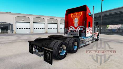 Inferno pele para o Kenworth W900 trator para American Truck Simulator