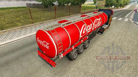 Pele Coca-Cola sobre o trailer para Euro Truck Simulator 2