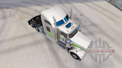 Pele Movin no trator caminhão Kenworth W900 para American Truck Simulator