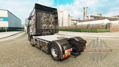 A pele de Esqueleto Guerreiro para o caminhão Iv para Euro Truck Simulator 2