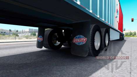 Atualizado lama retalhos de semi-reboques para American Truck Simulator