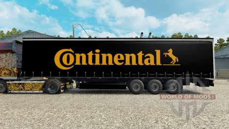 Pele Contiential no trailer para Euro Truck Simulator 2