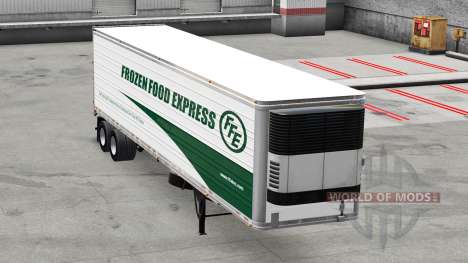 Pele Madeira Congelada Express no trailer para American Truck Simulator