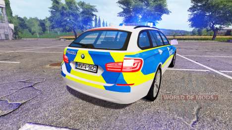 BMW 520d Touring (F11) Police para Farming Simulator 2017