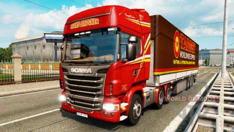 Skins para tráfego de caminhões v2.0 para Euro Truck Simulator 2