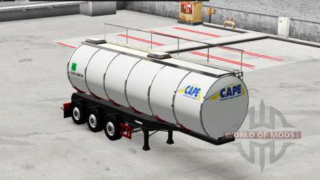 Alimentos tanque semi-reboque Menci para American Truck Simulator