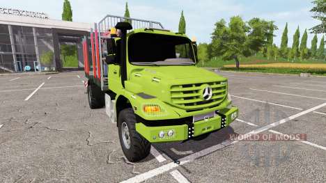 Mercedes-Benz Zetros timber para Farming Simulator 2017