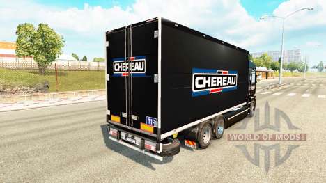 Pele Chereau para trator Renault Magnum tandem para Euro Truck Simulator 2