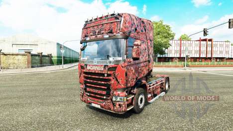Pele Alienígena Máscara de C no trator Scania para Euro Truck Simulator 2