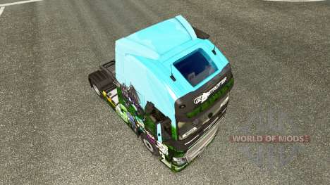 Minecraft pele para a Volvo caminhões para Euro Truck Simulator 2