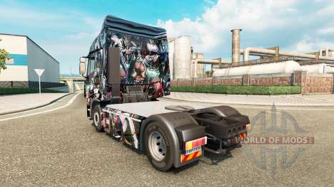 Pele DC Vilões no caminhão Iveco para Euro Truck Simulator 2