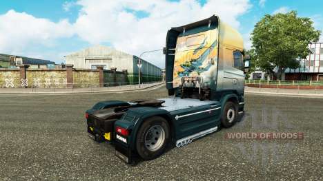 Pele Anjos no Céu trator Scania para Euro Truck Simulator 2
