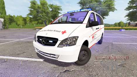 Mercedes-Benz Viano First Responder para Farming Simulator 2017