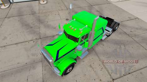 Sonho esmeralda de pele para o caminhão Peterbil para American Truck Simulator
