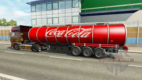 Pele Coca-Cola sobre o trailer para Euro Truck Simulator 2