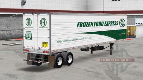 Pele Madeira Congelada Express no trailer para American Truck Simulator