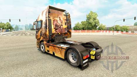 Pele Fantasia Cavaleiros no caminhão Iveco para Euro Truck Simulator 2