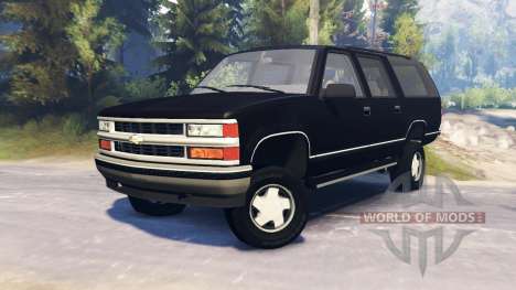 Chevrolet Suburban GMT400 v2.0 para Spin Tires