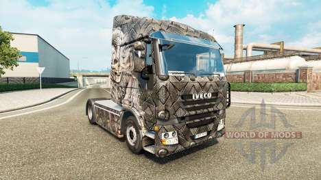 A pele de Esqueleto Guerreiro para o caminhão Iv para Euro Truck Simulator 2