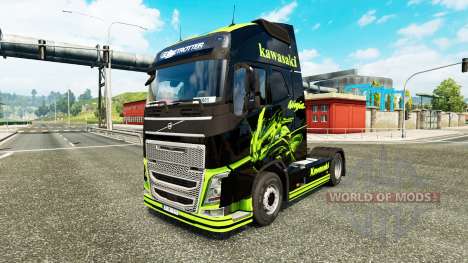 Pele Kawasaki Ninja para a Volvo caminhões para Euro Truck Simulator 2