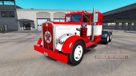 A pele do caminhão Texaco Kenworth 521 para American Truck Simulator