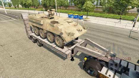 Semi transportar equipamento militar v1.6 para Euro Truck Simulator 2