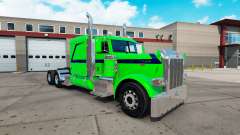Sonho esmeralda de pele para o caminhão Peterbilt 389 para American Truck Simulator