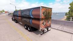 Uma coleção de 3D peles no trailer para American Truck Simulator