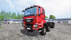 MAN TGS 41480 8x8 container para Farming Simulator 2015